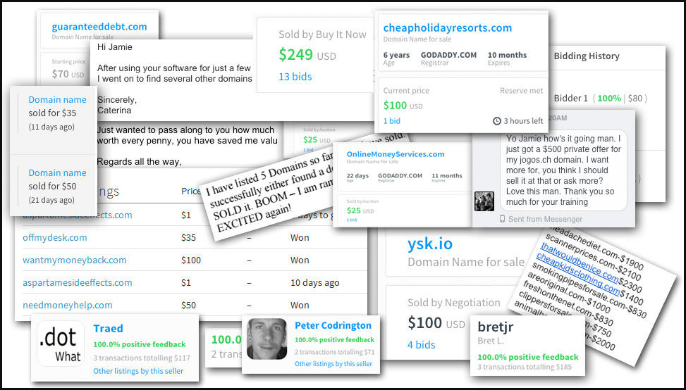 sell domain name